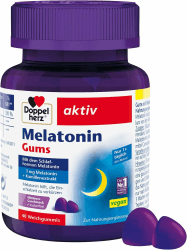 Doppelherz Melatonin Gums - Zuckerfrei | 1 mg Melatonin pro Gum - zuckerfrei mit Himbeer-Geschmack - 40 Weichgummis Angebot bei HelloDeals