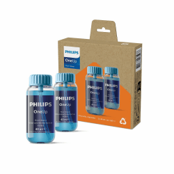 Philips OneUp Bodenreiniger Doppelpack – Optimiert elektrischen Wischmopp, präzise Dosierung, hochkonzentriert für 40 Anwendungen, ersetzt 3 Reinigungsmittel-Flaschen (XV1892/02) | hochkonzentriert für 40 Anwendungen, für den elektrischen Wischmopp, erset Angebot bei HelloDeals