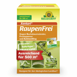 Neudorff Xentari RaupenFrei für 500 m² – Bekämpft biologisch Buchsbaumzünsler und andere Raupen an Buchsbaum und Hecke, biologisches Insektizid, 25g Angebot bei HelloDeals