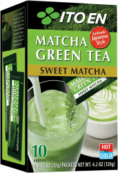 ITO EN Instant-Matcha-Pulver – Gesüßtes Matcha-Teepulver in Sachets à 12 g (10 Stück pro Packung) – 1 x 120 g Matcha 120 g (1er Pack) Angebot bei HelloDeals