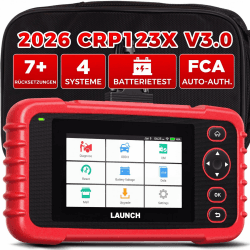 LAUNCH CRP123X V3.0 64G Diagnosegerät Profi OBD2 Scanner für alle Autos & Marken - 4-System-Diagnose mit Reset: EPB DPF Öl-Service, SAS/BMS Batterietest VIN-Auslesen INKL LEBENSLANGEN CRP123X 3.0 5 inches Angebot bei HelloDeals