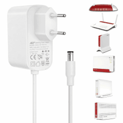 Tonton Netzteil 12V3A kompatibel für alle AVM Fritzbox WLAN Router und Telekom Speedport Smart – Extra langes Kabel 2m – Passend weiß für Fritz Box 7590 DSL, Cable, LTE – Fritz!Box Angebot bei HelloDeals