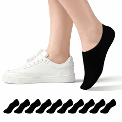 YOUCHAN 10 Paar Sneaker Socken Damen Herren Füßlinge Unsichtbare Atmungsaktiv Schwarz Weiß Grau 35-38 39-42 43-46 Schwarz 39-42 Angebot bei HelloDeals