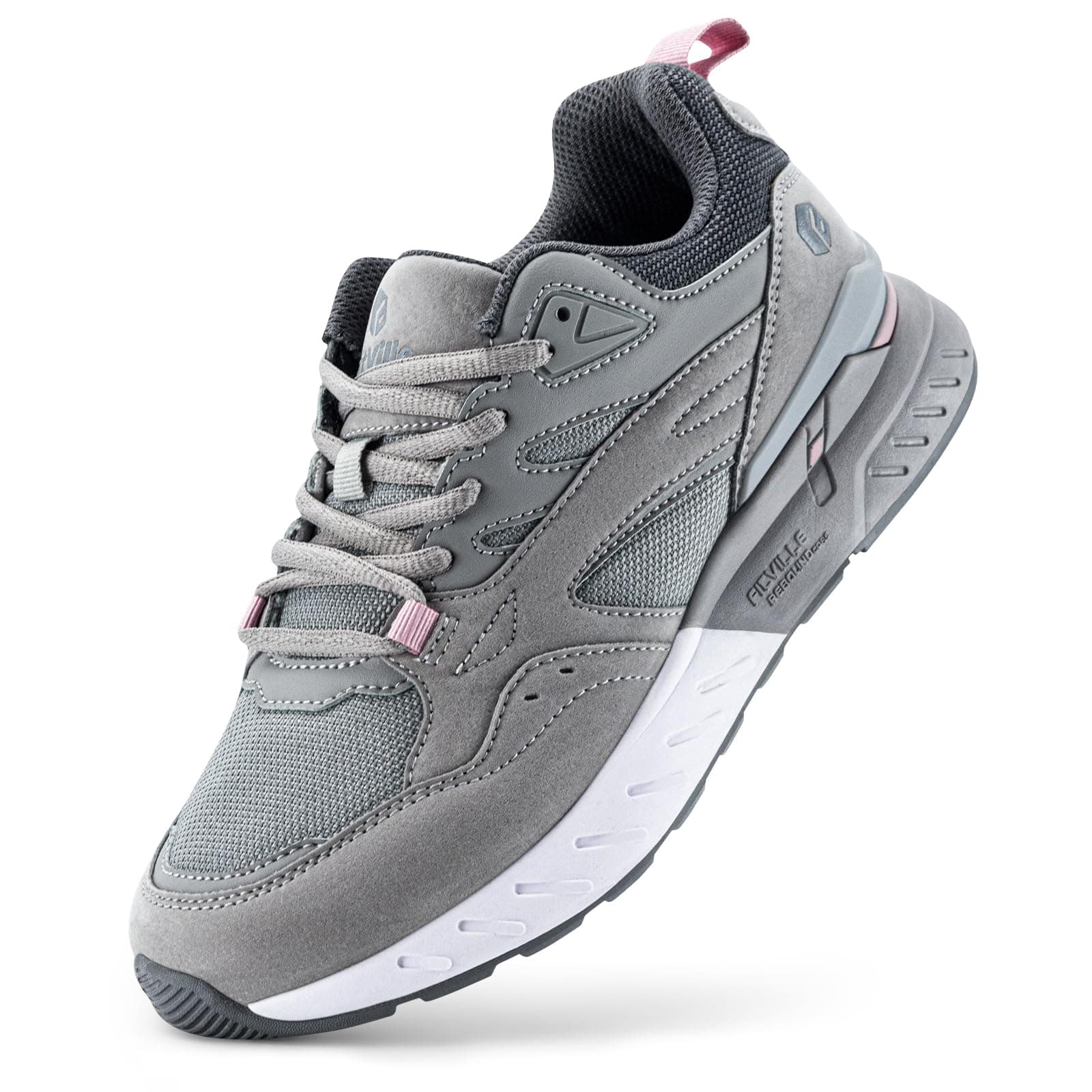 FitVille Extra Weit Laufschuhe Damen Sportschuhe Walking Schuhe Breite Turnschuhe Leichte Joggingschuhe Bequeme Sneaker 41 EU X-Weit Grau Angebot bei HelloDeals