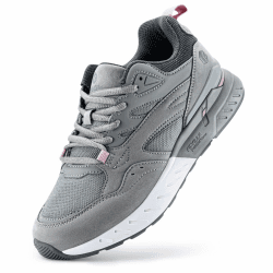 FitVille Extra Weit Laufschuhe Damen Sportschuhe Walking Schuhe Breite Turnschuhe Leichte Joggingschuhe Bequeme Sneaker 41 EU X-Weit Grau Angebot bei HelloDeals