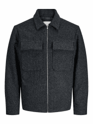 JACK & JONES Male Overshirt Overshirt XL Charcoal Gray Angebot bei HelloDeals