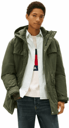Tommy Jeans Herren Parka City Ready mit Kapuze XXL Green (Pewter Green) Angebot bei HelloDeals