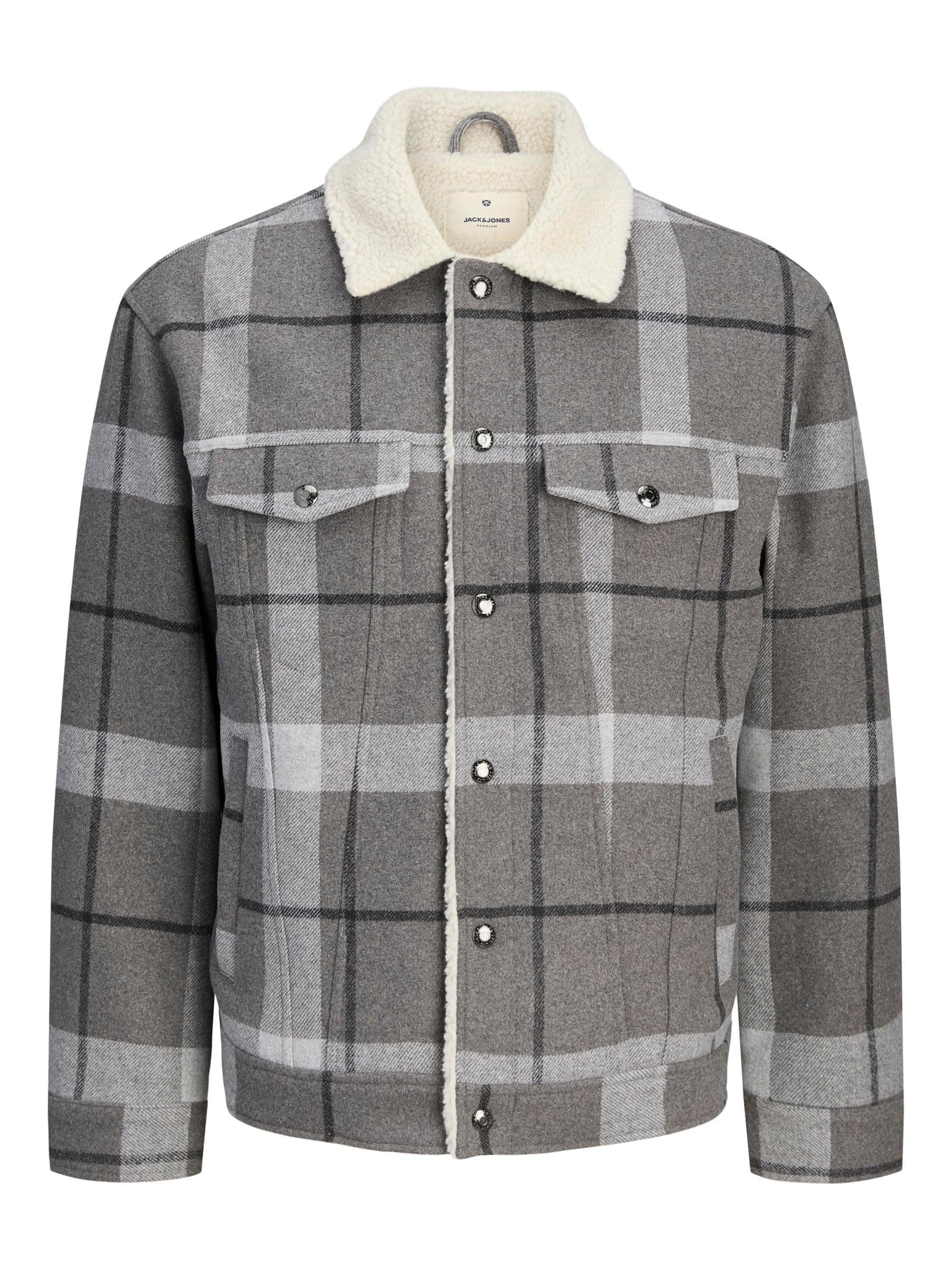JACK & JONES Male Jacke Jacke XL Grau Angebot bei HelloDeals