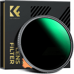 K&F CONCEPT Ultra-niedrige Reflexion ND Filter 55mm Variabler ND2-ND400 | Graufilter(1-9 Blenden),Optikglas mit 28-lagiger Nano-Beschichtung,HD Bild,kratzfest,wasserdicht,Nano-Xcel,FN721 Angebot bei HelloDeals