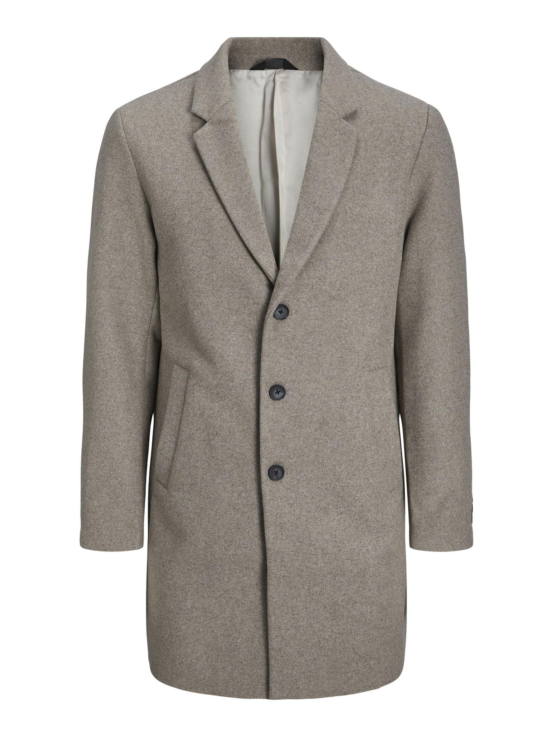 JACK & JONES Male Mantel Mantel XS Greige Angebot bei HelloDeals