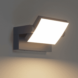Klighten 24W Außenwandleuchte LED Außenlampe, Anthrazit, Warmweiß 3000K | Wasserdicht IP65, Schwenkbar, Material: Aluminium, 1500 Lumen, fur Aussen/Innen Warmweiß 24W Anthrazit Angebot bei HelloDeals