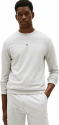 Tommy Hilfiger Herren Sweatshirt Track Top ohne Kapuze M Grey (Ice Grey Heather) Angebot bei HelloDeals