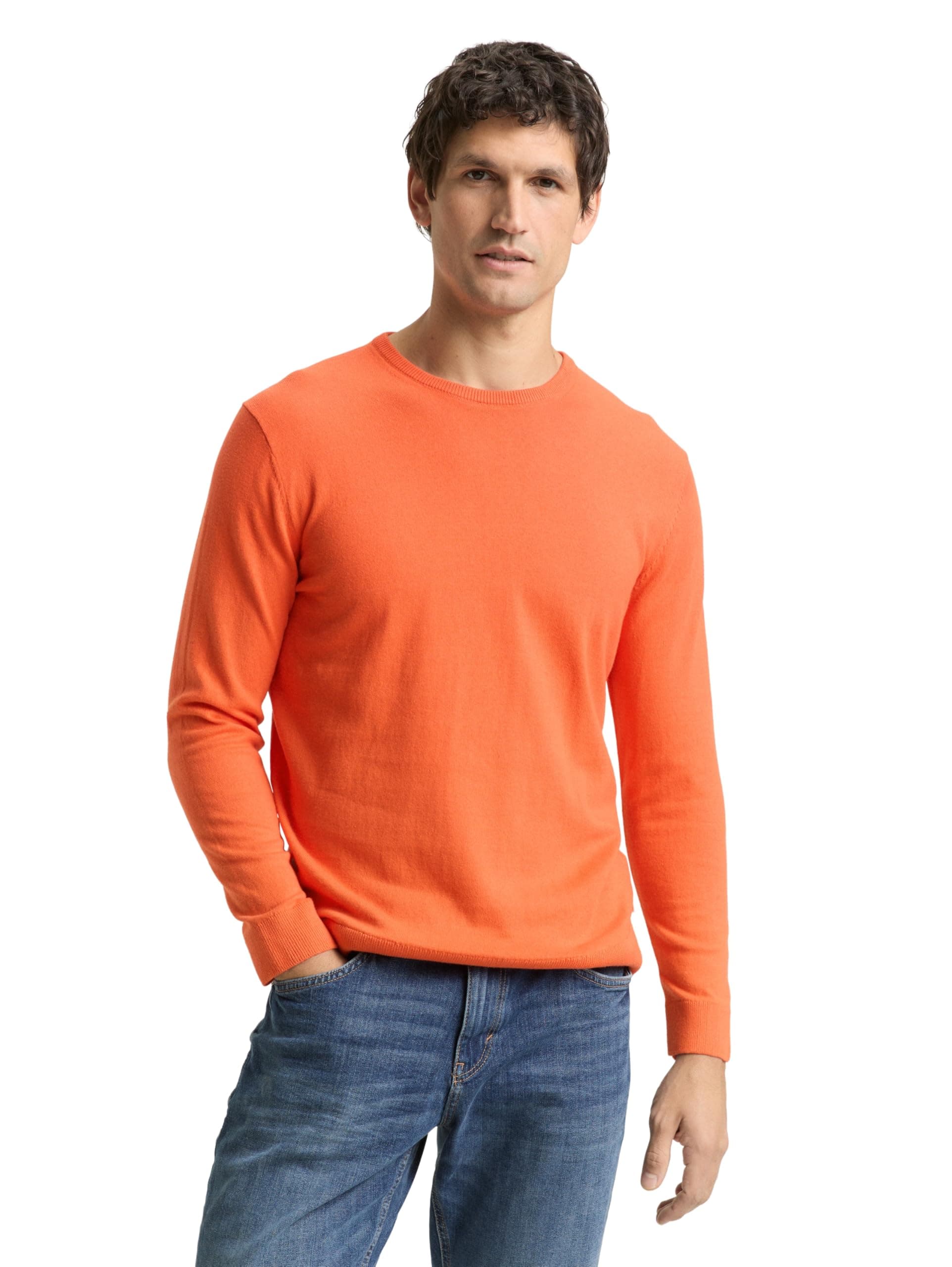 Tom Tailor Herren 1049500 Pullover (1er Pack) XXL 38891 - Pale Red Angebot bei HelloDeals