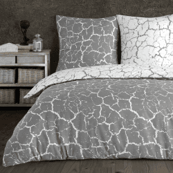 Buymax Bettwäsche 200x200 cm – Bettwäsche Set 3-teilig 200 x 200 cm, Renforcé 100% Baumwolle, Bettbezug mit 2 Kissenbezügen 80x80 cm, Oeko-TEX, Reißverschluss, weich und atmungsaktiv Mercer Grau 200x200 cm 3-teilig Angebot bei HelloDeals