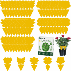 50 Stück Trauermücken Bekämpfen, Gelbsticker Trauermücken, Klebriger Fänger zur Schädlingsbekämpfung in Zimmerpflanzen Angebot bei HelloDeals