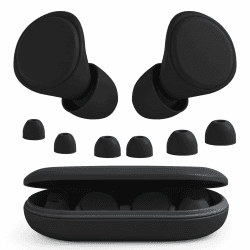 Ohrstöpsel Zum Schlafen 36dB Noise Cancelling, Gehörschutz Earplugs | Weichen Und Wiederverwendbaren, Erhältlich in 3 Größen (S/M/L) Earplugs Und Geeignet Für Schlaf, Arbeit, Schnarchen, Konzerte Sternen-schwarz Angebot bei HelloDeals