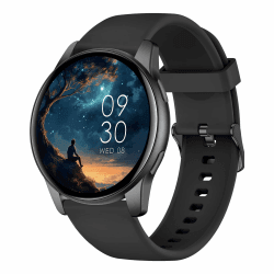 AcclaFit Smartwatch Damen Herren, 1.38 Zoll HD-Display Smart Watch mit Bluetooth Anrufe, Fitness Tracker mit Herzfrequenz SpO2 Schlafmonitor Schrittzähler, IP68 Wasserdicht Fitnessuhr für iOS Black Angebot bei HelloDeals