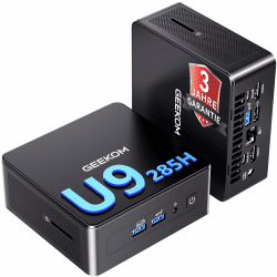 GEEKOM KI Mini PC IT15, Intel Core Ultra 9 285H, 32GB DDR5 & 1TB SSD | bis 128GB RAM & 8TB, 99 TOPS KI-Leistung, Wi-Fi 7, 8K 120Hz, Vorinstalliertes System, für KI-Workflows & Videobearbeitung IT15 U9 285H (32GB + 1TB) Angebot bei HelloDeals