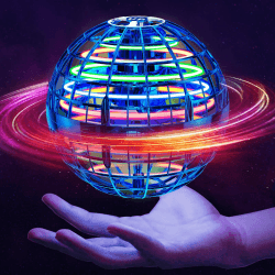 Ivtivfu Fliegender Ball Spielzeug (Blau), LED Flying Spinner, Magic Hover | Schwebe Magischer Ball, Bumerang Drohne Toys für Mädchen und Junge, Geschenk für Kinder ab 6, 7, 8, 9, 10, 12 Jahren Angebot bei HelloDeals