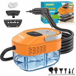 Dampfreiniger Handgerät mit 3 stufig verstellbarer Griff, 1500W Steam Cleaner 100% Chemiefrei für Haushalt, Küche, Polster, Bad, Auto, Hochdruck-Dampf gegen Schmutz Bakterien Fett Angebot bei HelloDeals
