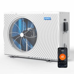 H10 Inverter Pool-Wärmepumpe 10 kW | Poolheizung für Pools von 34-45 m³ | COP 16, >45% Energieersparnis, WLAN App-Steuerung, Heiz- & Kühlfunktion, hocheffizient bei niedrigen Temperaturen, 220-240V Angebot bei HelloDeals