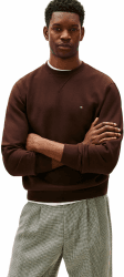 Tommy Hilfiger Herren Sweatshirt Seasonal Fleece mit Rundhalsausschnitt L Brown (Chocolate) Angebot bei HelloDeals