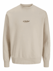 JACK & JONES Male Sweatshirt Gedruckt Sweatshirt | Bio-Baumwolle | nachhaltige Materialauswahl | Perfekt für Freizeitaktivitäten | Schlichtes, zeitloses Design | Normal Fit XS Moonbeam Angebot bei HelloDeals