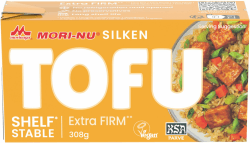 MORI-NU Seidentofu | Extra fester Tofu aus Sojabohnen | Vegan | 4 x 308 g | Glutenfrei | Laktosefrei | Ungeöffnet ungekühlt lagerbar | Ideal zum Marinieren, Braten & Frittieren, Salate & Desserts 308 gramos (Packung mit 4) Angebot bei HelloDeals