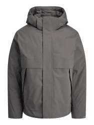 JACK & JONES Male Gefütterte Jacke Gefütterte Jacke XL Volcanic Ash Angebot bei HelloDeals