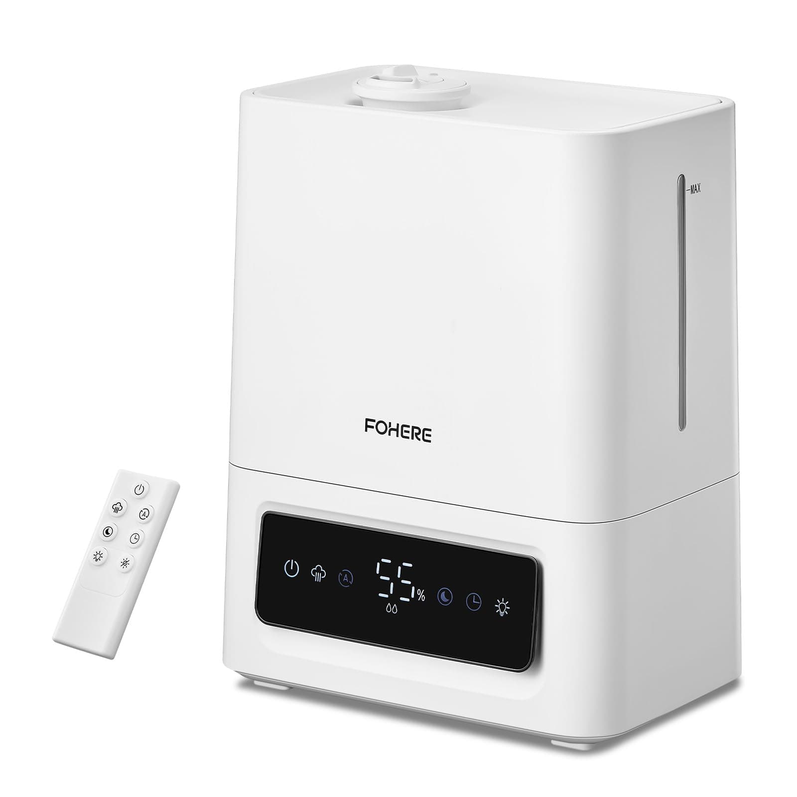 Luftbefeuchter 6L mit Hygrostat, 28dB Leise Licht aus, Ungestört Schlafen | Raumbefeuchter mit Top-Fill, weniger Nachfüllen dank 60 Std. Laufzeit, leicht zu reinigen, ideal für Babys & Pflanzen Angebot bei HelloDeals