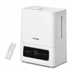 Luftbefeuchter 6L mit Hygrostat, 28dB Leise Licht aus, Ungestört Schlafen | Raumbefeuchter mit Top-Fill, weniger Nachfüllen dank 60 Std. Laufzeit, leicht zu reinigen, ideal für Babys & Pflanzen Angebot bei HelloDeals