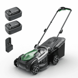 40V Akku-Rasenmäher mit Radantrieb, 43 cm Schnittbreite, bürstenloser Motor, Rasenmäher mit Akku inkl. 2X 5,0 Ah Akkus & Ladegerät, 2-in-1 Mulchmäher & Fangen, für mittelgroße Gärten Angebot bei HelloDeals