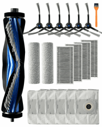 KEEPOW 20 Stück Zubehör Set für ECOVACS DEEBOT X8 PRO Omni / X8 Omni | Ersatzteile mit 1 Hauptrollbürste, 2 Wischwalze, 4 Filter, 6 Staubbeutel, 6 Seitenbürsten, 1 Reinigungsbürste Angebot bei HelloDeals