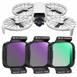 K&F CONCEPT 3 Stück Filter Set, CPL ND8 ND16 für DJI Flip/Lito X1 | Polfilter, Neutraldichtefilter, Drohnenobjektiv Zubehör, Multi Beschichtung HD Optical Glass Aluminium, FD101 CPL+ND8+ND16 Angebot bei HelloDeals
