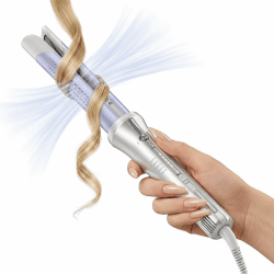 SHEGLAM 25mm One Touch Automatischer Lockenstab mit Kaltluft, Langanhaltende Locken für bounce wellige Styles, geringes Verbrennungsrisiko schnelles Aufheizen für mittellanges bis langes Haar (25mm) Angebot bei HelloDeals