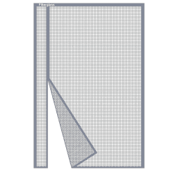 Risareyi Seitliche Öffnung Magnet Fliegengitter Balkontür 135x215cm, Grau | Verstärkt Fiberglas Netz, UV Beständig, Fliegenvorhang Insektenschutz Tür Ohne Bohren, für Terrassentür, mit 4cm Klettband Angebot bei HelloDeals
