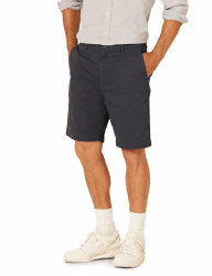 Amazon Essentials Herren Classic Fit 23cm Chino-Shorts mit Taschen 38W Dunkles Marineblau Angebot bei HelloDeals