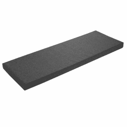 sleepling Bankauflage 150x40 cm, Sitzkissen Outdoor & Indoor, Dunkelgrau | Bankpolster, Bezug waschbar, Unterseite Antirutsch, Made in EU Dunkelgrau 150 x 40 cm 1 Angebot bei HelloDeals