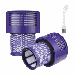 2 Stück Filter für Dyson V10,für Dyson Ersatzfilter V10,Waschbarer Staubsauger Filter für Dyson V10 Cyclone Series, V10 Absolute,MotörheadAusgestattet mit Reinigungsbürste (V10-2PCS) Angebot bei HelloDeals
