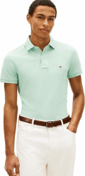 Tommy Hilfiger Herren Poloshirt Kurzarm 1985 Slim Slim Fit M Green (Crushed Mint) Angebot bei HelloDeals