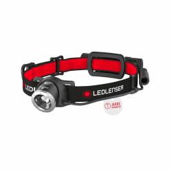 Ledlenser H8R Akku-LED-Stirnlampe, 600 lm, 150m Leuchtweite, IP54 | fokussierbar, bis zu 120h Leuchtdauer, rotes Rücklicht, 158g, inkl. Farbfilterset, für Heimwerker, Camping, wasserabweisend M H8R Angebot bei HelloDeals