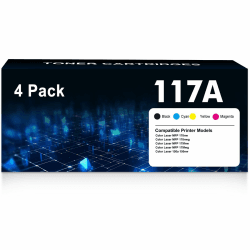 117A MFP 179FWG 178NWG Kompatibel für HP 117A Toner Set 4er-Pack | Kompatibel für HP Color Laser MFP 178nwg 179fwg 150nw 179fnw 178nw 150a 179 178 150 W2070A W2071A W2072A W2073A Toner Angebot bei HelloDeals