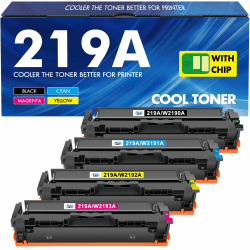 219A 219X MFP 3302FDWG Toner Kompatibel für HP 219A MFP 3302 Mit Chip | Kompatibel für HP Color LaserJet Pro MFP 3302 3302SDWG 3302FDWG 3302FDN 3302FDNG 3302FDW 3302SDW W2190A W2191A W2192A W2193A Angebot bei HelloDeals