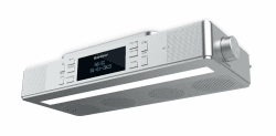 Karcher RA 2038D-S - Küchenradio mit UKW/DAB+ Radio, Unterbauradio mit Bluetooth & Leuchte, Digitalradio mit Dual-Alarm Wecker & Countdown-Timer, Silber Silber DAB+ / Bluetooth Angebot bei HelloDeals