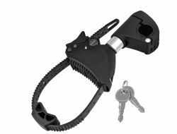 Strap Rahmenhalter kurz Ø 25+30mm, Schwarz/Silber Angebot bei HelloDeals
