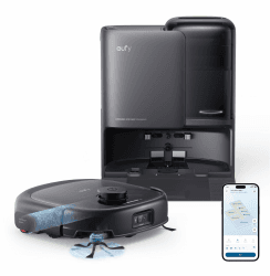 eufy Saug- und Wischroboter HydroJet E25, All-in-One | Anti-Verheddern, selbstreinigende Wischrolle, 20.000Pa Turbo-Saugkraft, Ecken- & Kantenreinigung Angebot bei HelloDeals