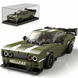 Mould King Speed Champion Challenger Hellcat Car Modell, Technik Rennwagen Sportwagen Bauspielzeug, Kreatives Klemmbausteine Auto Set für Erwachsene (476 Teile) Angebot bei HelloDeals