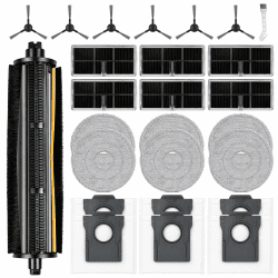26 Zubehör für Dreame L10s Ultra Gen 2, L40 Ultra A/AE, L10s Pro Ultra | für X30 Ultra, Ersatzteile mit 1 TriCut-Bürste 6 Staubbeutel 6 Seitenbürsten 6 Wischtücher 6 Filter Zubehör für X30 Ultra 2.0 Angebot bei HelloDeals