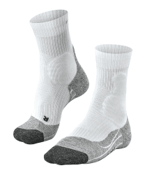 FALKE Herren TE2 Tennissocken schnelltrocknende atmungsaktive nachhaltige Baumwolle Funktionsmaterial mittelstarke Polsterung antiblasen stabilisierend am Knöchel dämpfend für Hartplätze 1 Paar | Stabilisierende Socken für Hartplätze 44-45 Weiß White-Mix Angebot bei HelloDeals