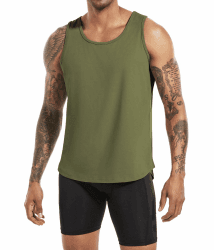 Boyzn 3er Pack Herren Tank Top Fitness Tankshirt Ärmelloses Training Workout Achselshirt Sommer Unterhemd Funktionsunterhemd Laufshirt ts 1 Pack XL Grün Angebot bei HelloDeals